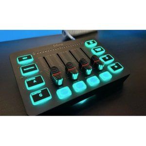 Gaming Audio Mixer, Streaming RGB PC Mixer with XLR Microphone Interface